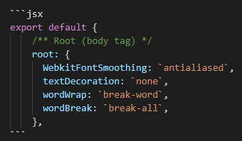 jsx 스타일 지정하기