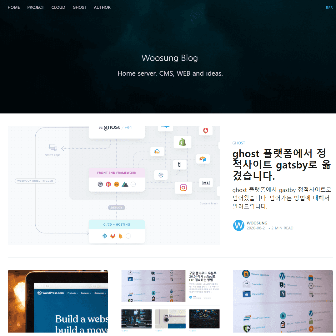 gatsby casper theme
